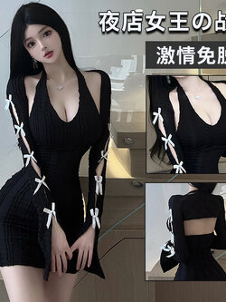 ชุดเดรสเซ็กซี่ สไตล์สายฝอ X6101