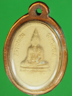 A426 พระพุทธ หลวงพ่อหิน วัดศรีมงคล ชัยนาท เนื้อดินเลี่ยมพลาสติก 27