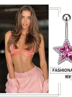 จิวสะดือ ฝั่งเพชร มีหลายแบบให้เลือก