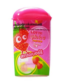 8852008613049 ลอตเต้ ฟูเซ็นโมมิ สตรอเบอร์รี่ 15ก.
