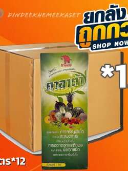 (ยกลัง 12 ขวด) คาอาต้า (ฉลากเขียว) ขนาด 1 ลิตร #ปุ๋ยเคมีเสริมสร้างการเจิญเติบโต ช่วยพืชสะสมอาหาร ออกดอก ติดผล สำหรับพืชทุกชนิด
