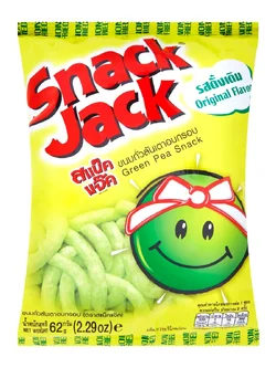8852052220408 ถั่วลันเต่าอบกรอบ สแน็คแจ๊ค รสดั้งเดิม 62 กรัม