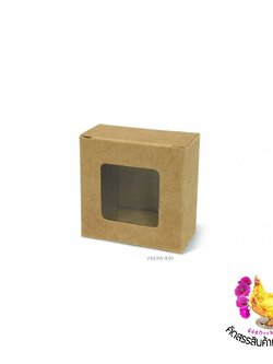 20 ใบ ● กล่องใส่สบู่ กล่องใส่ขนม ของชำร่วย ● ขนาด 5.5 x 5.5 x 2.5 เซนติเมตร (V033)