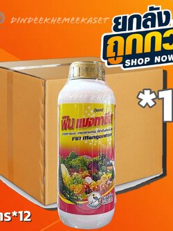 (กดสั่งซื้อครั้งละ 1 ลัง! ยกลัง*12) ฟิน แมงกานีส (Fin แมงกานีส) ขนาด1 ลิตร ธาตุอาหารเสริม,รอง #ช่วยการเจริญเติบโตของพืช ช่วยสังเคราะห์โปรตีน