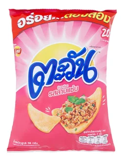 8850718811137 ข้าวเกรียบ ตะวัน รส ลาบแซ่บ 67 กรัม