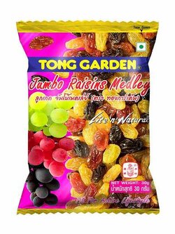 8850291103186 ทองการ์เด้น ลูกเกด จัมโบ้เมดเล่ย์ 30ก.