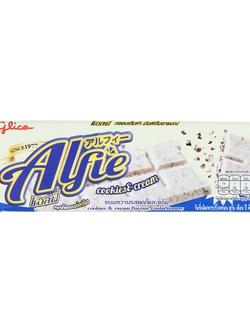 8851019020389 กูลิโกะแอลฟี่คุกกี้&ครีม31ก.