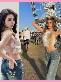 เสื้อขนเฟอร์เทียม เซ็กซี่ CN2538 พร้อมส่งในไทย