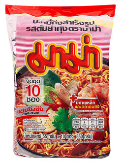 8850987101205 มาม่ารสต้มยำกุ้ง55กรัม(แพค10)