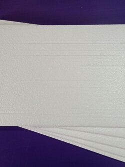 EPS FOAM,อีพีเอสโฟม 0.65 ปอนด์, โฟมแผ่นขนาด 60 x 120 cm หนา3/4" ราคา 27 บาท/แผ่น บรรจุ 10 แผ่น/ห่อ