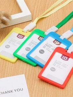 ป้ายคล้องคอ ป้ายห้อยบัตรพนักงานบริษัท พร้อมส่งในไทย