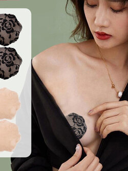 สติ๊กเกอร์แปะนม ปิดจุกกระดาษ ใช้แล้วทิ้ง (Bra009)