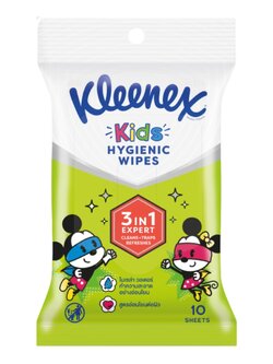 8888336004983 คลีเน็กซ์ ไฮจีนิค คิดส์ไวพ์ 10แผ่น