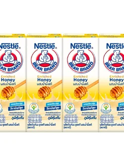 8858705602386 170ML นมหมียูเอชทีเอ็นริชน้ำผึ้งแท้(แพค4)