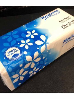 กระดาษเช็ดมือ MaxCares V-FOLD L250