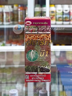 สตาร์ท -สตาร์ท บี1 ขนาด 100 ซีซี สูตรอาหารเสริม สูตรสำหรับกระตุ้นการเกิดราก สำหรับแช่เมล็ดข้าว ชุบท่อนพันธ์มันสำปะหลัง