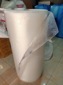 AIR BUBBLE ROLL 3 LAYER 1.30 x 100 M แอร์บับเบิ้ลม้วนหนาเรียบ 2 ด้าน ขนาด 1.30 x 100 M สีใส