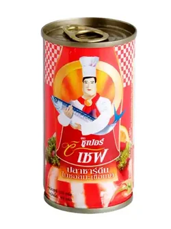 8858463002046 ซุปเปอร์ซีเชฟปลาซาดีนในซอสมะเขือเทศ155ก.