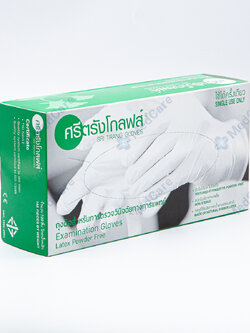 8859130619024 ศรีตรังโกลฟส์ ถุงมือทางการแพทย์ L 100ชิ้น