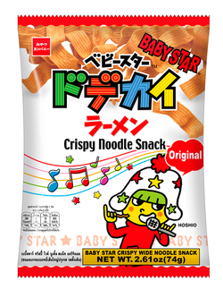 4902775049580 เบบี้สตาร์ คริสปี้ ไวด์นูเดิ้ลสแน็ค ออริจินอล 74ก.