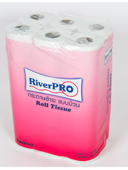 กระดาษชำระม้วนเล็ก RiverPro Special 96 ม้วน