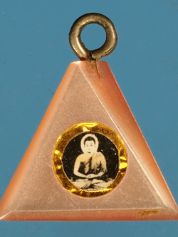 B2612 ล็อกเก็ตพระพุทธเจ้าสองหน้า ไม่ทราบที่และปีสร้าง 4