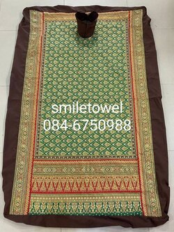 ผ้าปูเตียงสปา แบบเจาะรู หลุม สำหรับเตียงอโรมา เตียงคลินิค