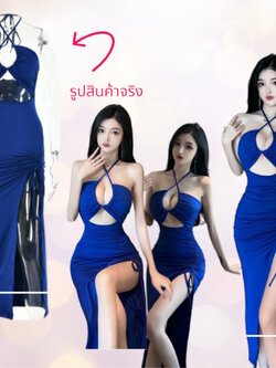 ชุดเดรสเซ็กซี่ เดรสสายเดี่ยว CN2248