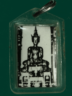 B2802 รูปถ่ายพระพุทธ หลังตะกรุด วัดหน้าพระเมรุ อยุธยา 50