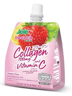 8850157100519 เยลลี่ผสมน้ำผลไม้ ตรา เจเล่-บิ้วตี้ คอลลาเจนและวิตามันซี น้ำผลไม้รวม 140/150 กรัม
