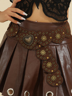 เข็มขัด คาวบอย เข็มขัด Y2K ยอดฮิต พร้อมส่งในไทย