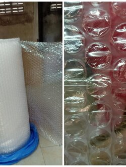 AIR BUBBLE ROLL 1.30 x 50 M แอร์บับเบิ้ลเม็ดฟองอากาศ 1 นิ้ว ขนาด 1.30 x 50 M สีใส