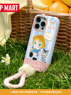 POPMART泡泡玛特Baby Molly喵趣横生系列手机壳 iPhone 15 Pro Max