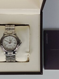 30.TAG HEUER S6000 Professional Men size ระบบ Quartz หน้าปัด 36 mm พร้อมกล่องแท้+คู่มือ