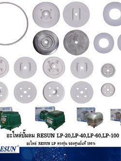 อะไหล่ปั๊มลม RESUN LP-20,LP-40,LP-60,LP-100(อะไหล่ศูนย์แท้ ตรงรุ่น 100%)