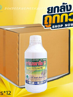 (ยกลัง12ขวด)คาร์เบนดาซิม50 #กำจัดโรคกาบใบแห้งโรคใบขีดสีน้ำตาล โรคราแป้ง โรคแอนแทรกโนส ที่มีสาเหตุมาจากเชื้อรา ขนาด 1ลิตร