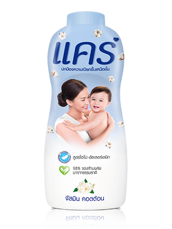 8850006593462 380g แป้งแคร์เด็ก กลิ่นจัสมินคอตต้อน/ฟ้า