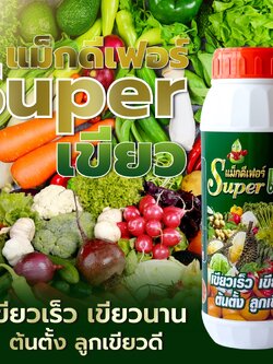 ซุปเปอร์เขียว (Super เขียว)#เขียวเร็ว เขียวนาน#คีเลทเข้มข้น ขนาด 1 ลิตร