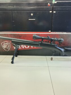 M24 Snowwolf รุ่นเซาะร่อง เจาะพอต สีดำ พร้อมกล้อง+ขาทราย : SW-04KB