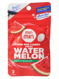 8859589700052 ลูกอม มิน มิน กลิ่นเฟรสแตงโม 14ก.