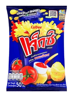 8851016000650 แจ็กซ์ พร้อมซอสมะเขือเทศ 50กรัม (แลกซื้อ10บาท เมื่อซื้อครบ500บาท)