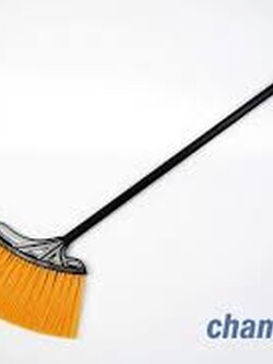 ไม้กวาดไนล่อน Champion Professional ขนาดใหญ่ ขนอ่อน