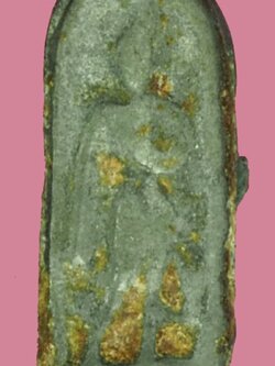 A5776 พระลีลา เนืื้อชินเขียว ไม่ทราบที่และปีสร้าง 3