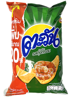 8850718802111 ข้าวเกรียบ ตะวัน รส กุ้งกรอบ 67 กรัม