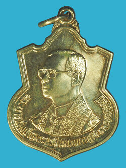 A5203 เหรียญในหลวงรัชกาลที่ 9 กระทรวงมหาดไทยจัดสร้าง ปี 2542 เนื้ออัลปาก้า 5