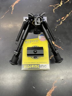 ขาทรายสปริง VisionKing 6-9 นิ้ว ปรับโยกได้สำหรับปืนจริงและปืนบีบีกัน