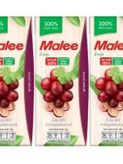 8853333010091 น้ำองุ่น 100%ตรามาลี 200มล.แพค