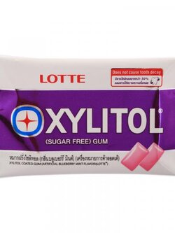 8852008610475 ลอตเต้ ไซลิทอล บลูเบอร์รี่มินต์11.6ก.