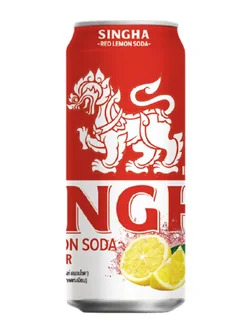 8850999019123 สิงห์ เรด-เลม่อน โซดา 330ml.
