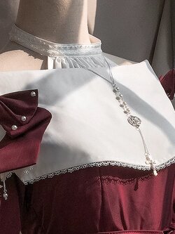 【时之神殿lolita】+玄言诗+万圣节可用复古银十字架项链+